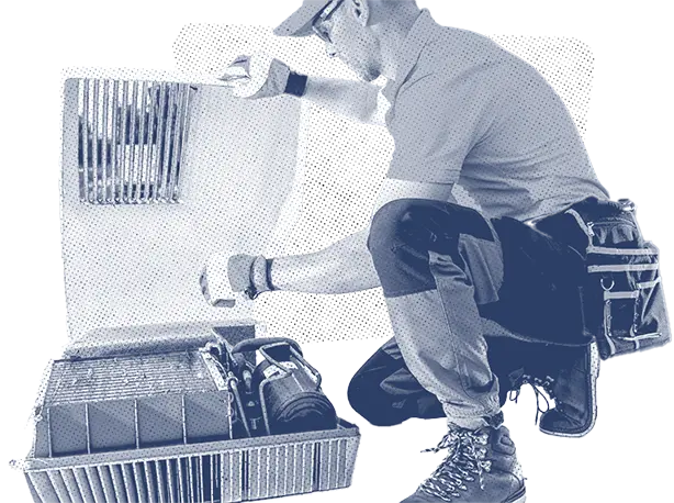 Commercial HVAC illustration